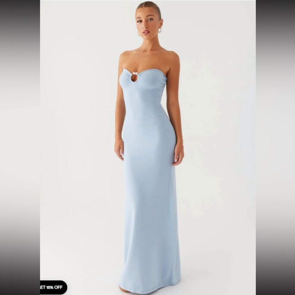 PEPPERMAYO NWT - Samson Knit Blue Maxi Dress